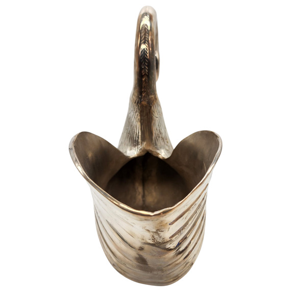 Vagabond House Pewter Swan Planter Large Silver Polished - Picture 4 of 7